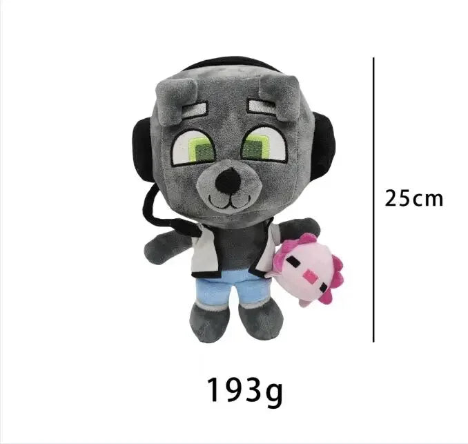 Bobicraft Kawaii Plush Wolf Toy - Adorable Soft Stuffed Animal