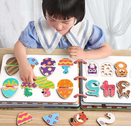 Montessori Quiet Book - Matching Toy for Kids 1-3